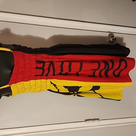 unbranded | Dresses | One Love Rasta Dress | Poshmark